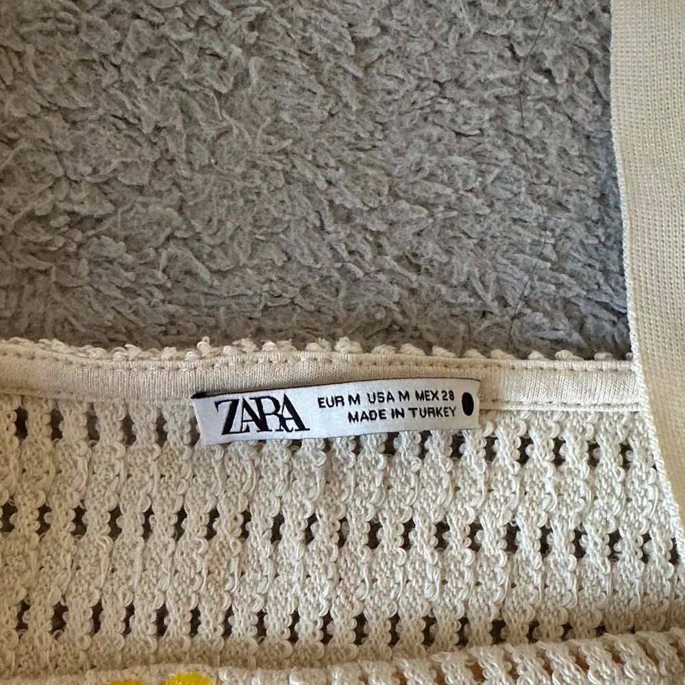 Zara Cream Crochet Top and Crochet Skirt - Picture 5 of 5